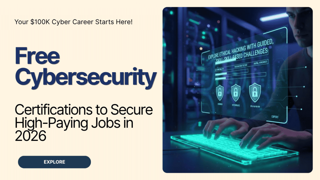 Free Cybersecurity Certifications to Secure High-Paying Jobs in 2026