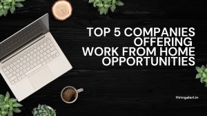work from home job opportunities