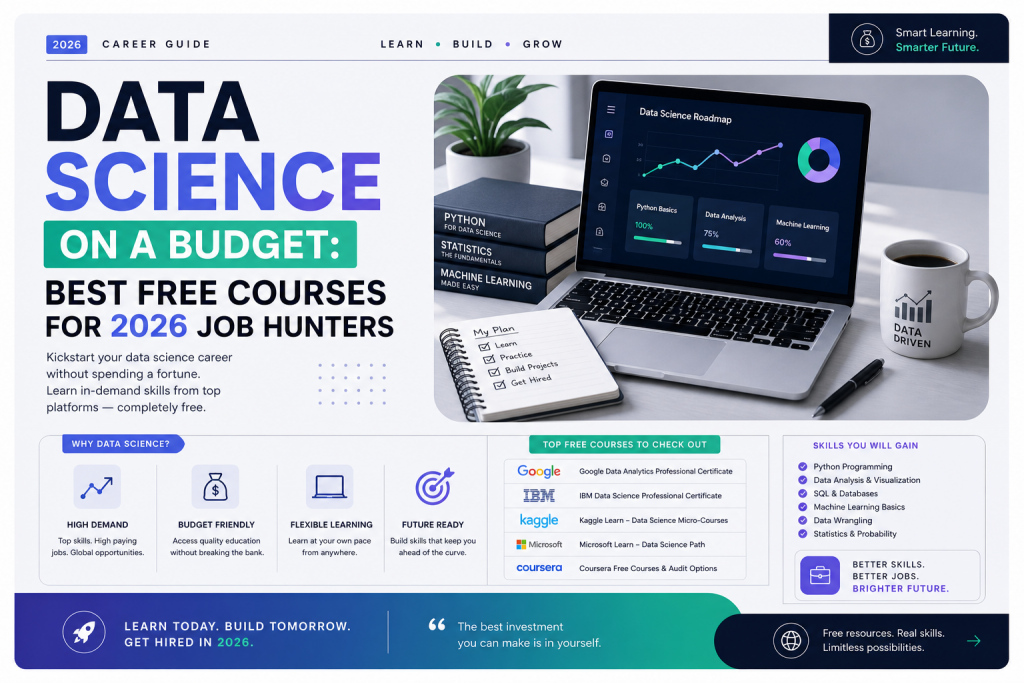 Data Science on a Budget: Best Free Courses for 2026 Job Hunters