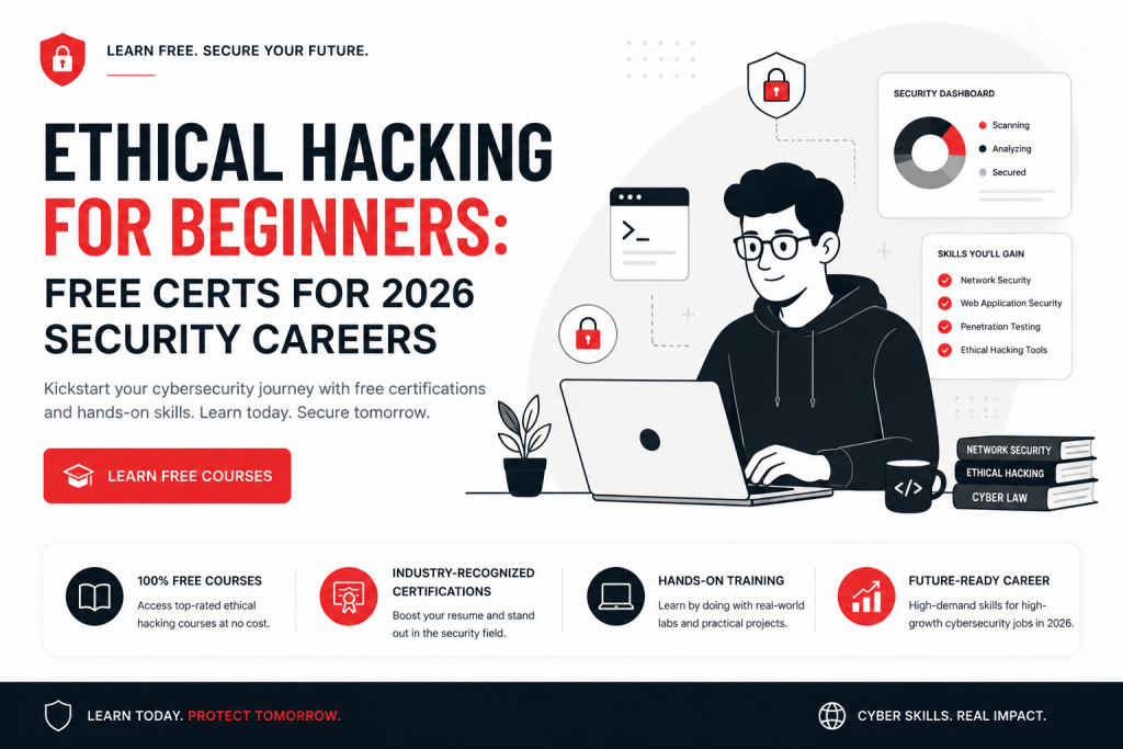 Ethical Hacking for Beginners: Free Certs for 2026 Security Careers