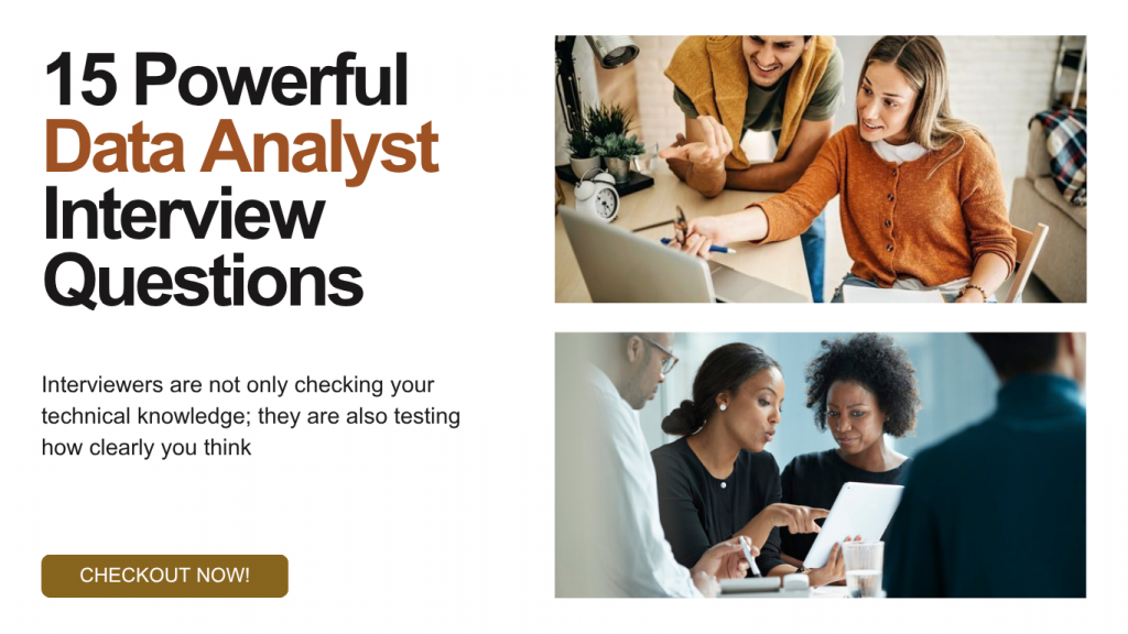 15 Powerful Data Analyst Interview Questions That Surprise Most Freshers